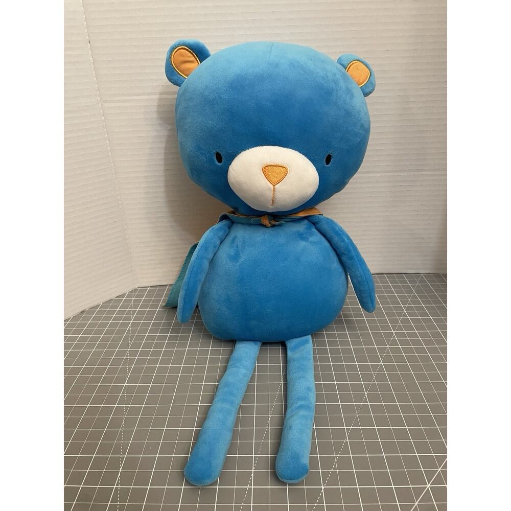 Goose Waddle Forest Of Whimsical Wonder Bear Cape Blue Plush Stuffed Animal 18”